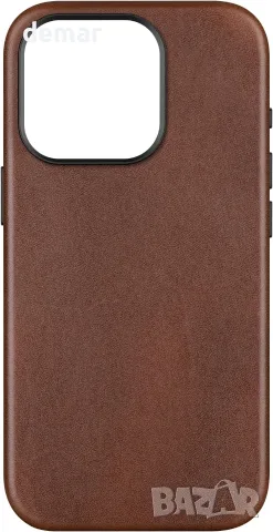 Кожен кейс за iPhone 13 Pro 6.1" с MagSafe, червено-кафяв, снимка 3 - Калъфи, кейсове - 55663034