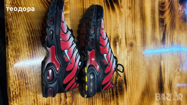 Nike TN Air Max Plus Black Fiery Red, снимка 5 - Маратонки - 55682043