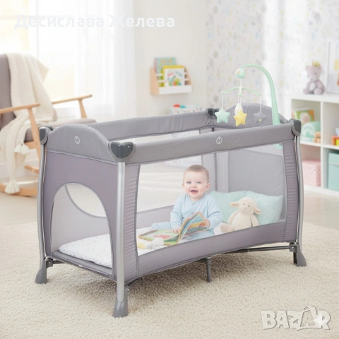 Детска кошара Zizito doris на 2 нива, снимка 2 - Кошарки - 54393214