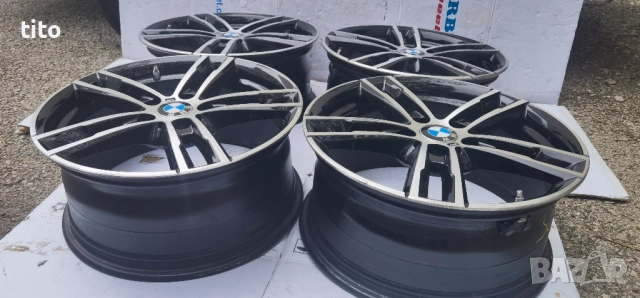 Като НОВИ 5x120 18 Цола Спорт Пакет. BMW/БМВ, снимка 3 - Гуми и джанти - 46685442