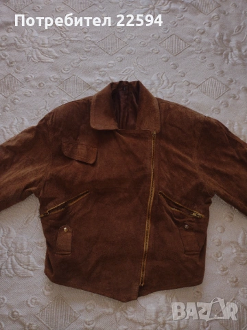 Пролетно яке от велур, снимка 2 - Якета - 54171391