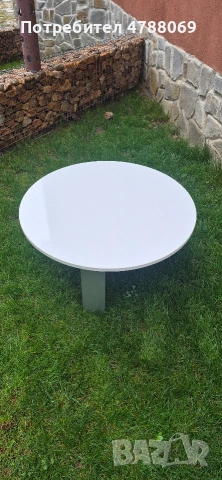 3 броя маси - дърво с метални крака, снимка 4 - Маси - 54096434