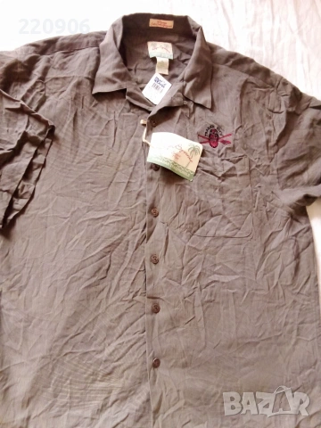 Reyn Spooner USA original Hawaiian Vintage коприна/памук, снимка 2 - Ризи - 54961270