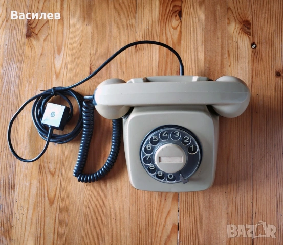 Ретро телефон TA-600-сив-Напълно работещ – Винтидж телефон от 1980 г