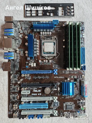 Дънна платка Asus P8B WS Socket 1155+ I7-3770 3400MHz 3900MHz(turbo) L2-1MB L3-8MB +16GB DDR3