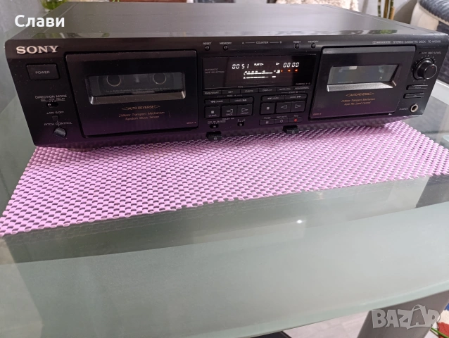 Двукасетъчен Дек Sony TC-WE505 , снимка 2 - Декове - 54179182