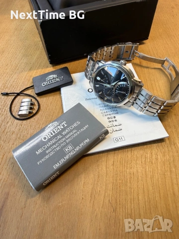 Автоматичен часовник Orient Star Retrograde — Пълен комплект