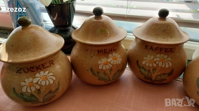 Керамични буркани за подправки, снимка 3 - Аксесоари за кухня - 54109659