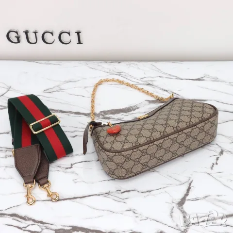Gucci Ophidia GG Supreme Small Shoulder Bag , снимка 8 - Чанти - 55416164