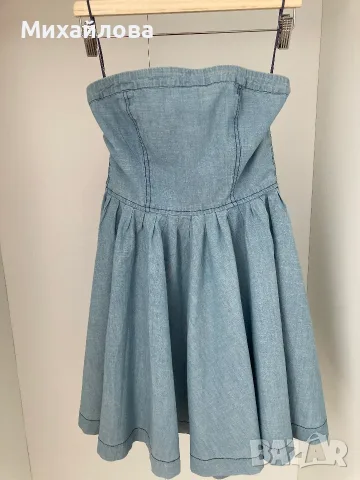Дънкова рокля на Levi's, нова, размер M, снимка 4 - Рокли - 55576818