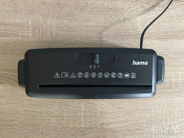Шредер за документи Hama "Mini S6", снимка 2 - Принтери, копири, скенери - 54641848