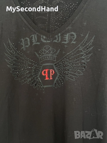 Philipp Plein дамска тениска L, снимка 3 - Тениски - 55601520