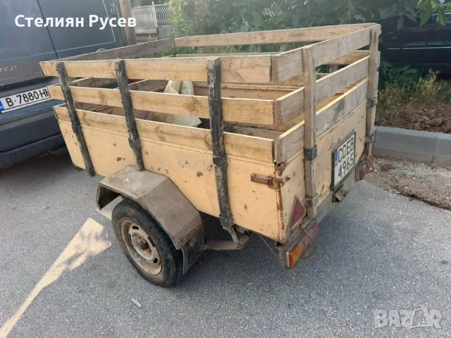 Дулово багажно ремарке регистрирано  180/120 см цена 800 евро   безплатно прехвърляне, нови талони и, снимка 9 - Ремаркета - 55284490