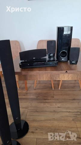 Домашно кино LG, 5+1, стерео уредба, DVD, снимка 7 - Ресийвъри, усилватели, смесителни пултове - 55128412