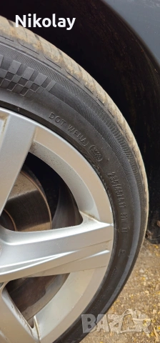 Оригинални джанти със гуми 5×112 Volkswagen 17-цола, снимка 5 - Гуми и джанти - 55191344