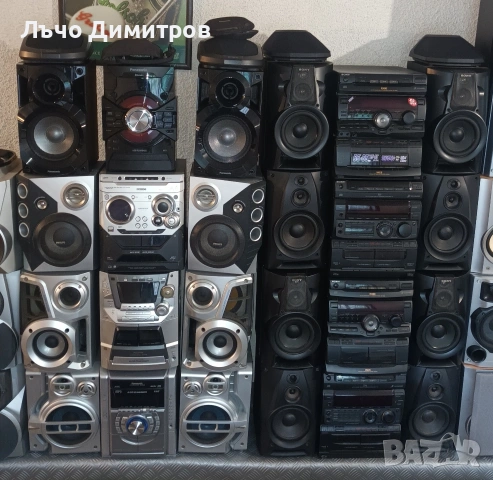 Аудио системи SONY - PANASONIC - AIWA- PHILIPS -JVC - SHARP - TECHNICS , снимка 8 - Аудиосистеми - 51622720