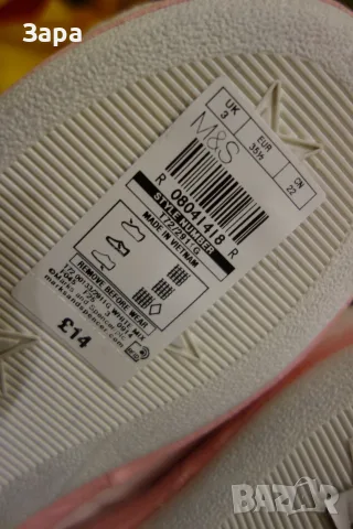 нови светещи пантофи Marks & Spencer, 35.5ти номер, снимка 4 - Детски пантофи - 55467531