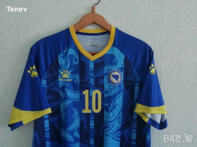 Босна и Херцеговина Пянич футболна тениска фланелка екип Pjanic Bosnia Herzegovina Kelme, снимка 4 - Тениски - 43218412