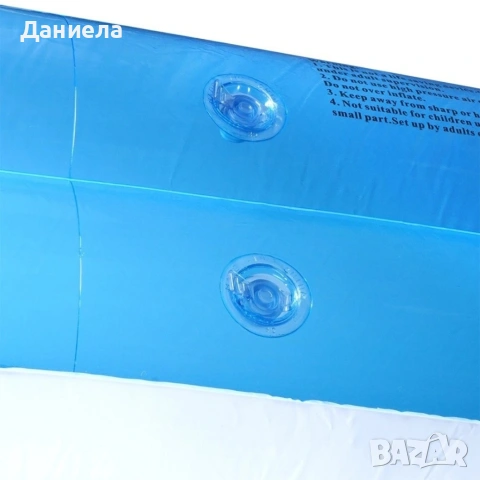 Надуваем семеен градински басейн 245x150x43 см – 874 л, здрав PVC и лесно източване, снимка 10 - Басейни и аксесоари - 54839857