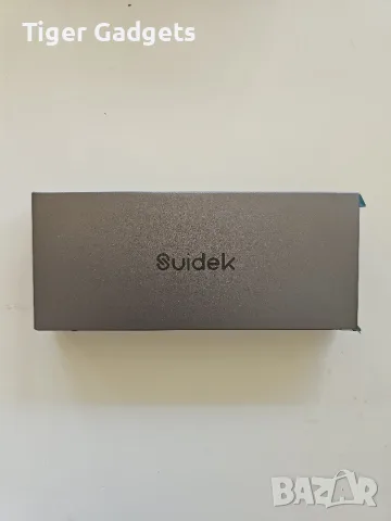 SUIDEK DisplayPort KVM суич за 2 компютъра и 2 монитора, 4K@60Hz, USB 3.0, Алуминиев, снимка 6 - Кабели и адаптери - 55583140