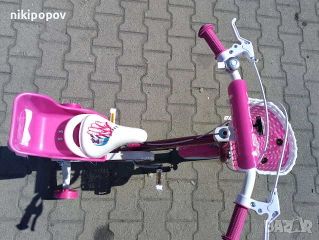 X Детски велосипед 16" CUPCAKE розов, снимка 7 - Велосипеди - 54395158