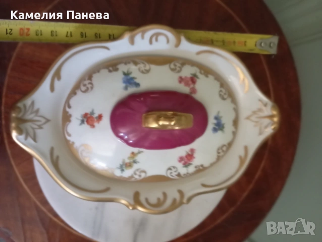 Винтидж порцеланова захарница, снимка 2 - Антикварни и старинни предмети - 55162705