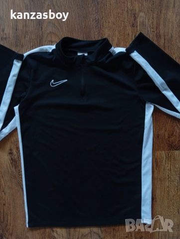 NIKE DRI-FIT  half zip jersey - детска  блуза р-р XL