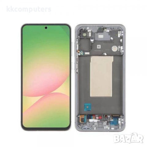 LCD Дисплей за Samsung SM-A566 / A56 5G 2025 / GH82-36829B / Тъч скрийн / Светло Сив / Оригинал Serv