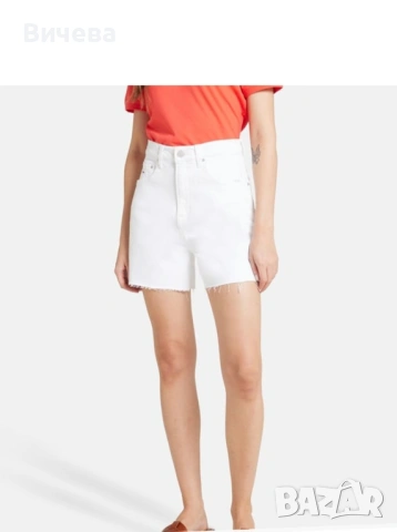 Къси бели дънки Tommy Hilfiger 