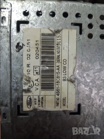 Cd Radio Player Ford Fiesta 4S61-18C815-AA , 4S6118C815AA , снимка 10 - Части - 55287207