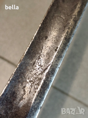 Автентична френска пехотна офицерска сабя, модел 1795 г., снимка 9 - Антикварни и старинни предмети - 54113412