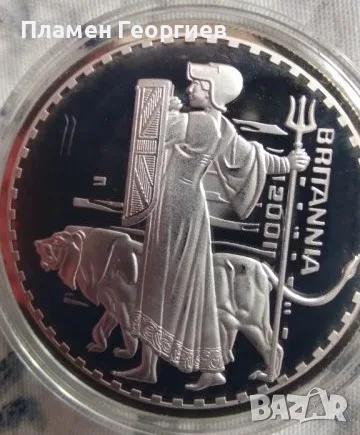 британия 2001 плакет, снимка 3 - Нумизматика и бонистика - 55615084