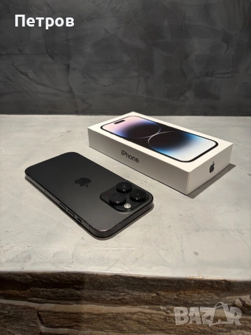 Перфектен Iphone 14 Pro Black 128 GB