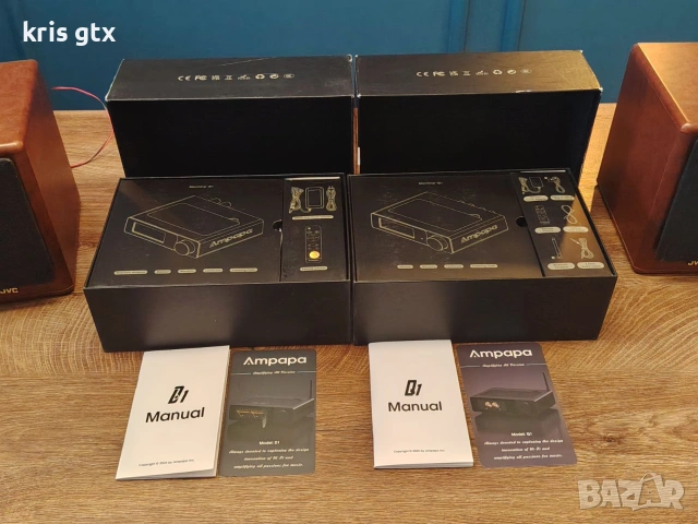 Hi Fi  комбо Ampapa Q1 DAC + Ampapa D1 TPA3255  ESS9039 AK4493  PFFB  Bluetooth 5.2, снимка 3 - Ресийвъри, усилватели, смесителни пултове - 55119113