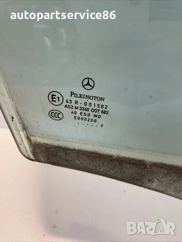 Стъкло за предна дясна врата за Mercedes W245 B-Class (2008), снимка 2 - Части - 55266793