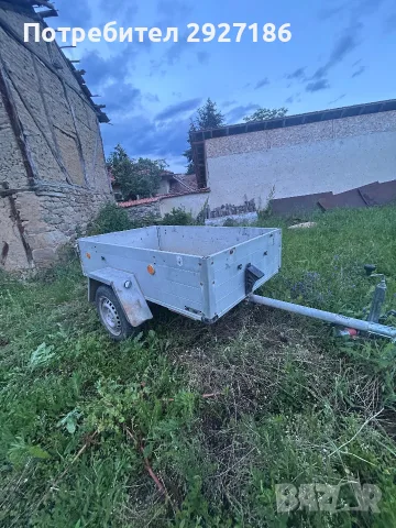 Заглавие: Продавам ремарке Heinemann Z 412 – 500 кг, с документи, снимка 3 - Ремаркета - 55509530