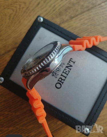 Автоматичен дайвър Orient Mako III Kamasu RA-AA0821S19B САПФИР + ВТОРА каишка, бартер, снимка 5 - Мъжки - 55224269