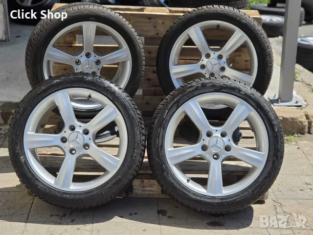 5х112 17 Mercedes C class E class Мерцедес Ц Е клас 5x112 w204 w205 w211 212 213, снимка 3 - Гуми и джанти - 55081152