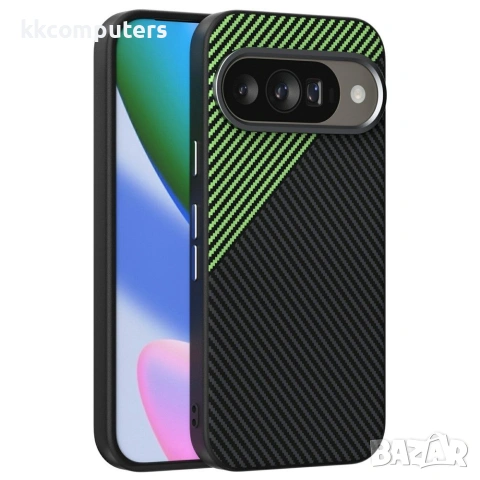 ABEEL за Google Pixel 10 / 10 Pro Ултратънък Магнитен Калъф с Carbon Fiber Текстура и Скрийн Протект, снимка 3 - Калъфи, кейсове - 55102902