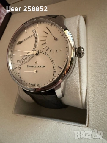 Продавам Maurice Lacroix Masterpiece Retrograde, снимка 2 - Мъжки - 54795060