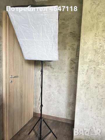 Статив, 2 бр. Софтбокс, Селфи ринг лампа, 2 комплекта Фонове, снимка 10 - Светкавици, студийно осветление - 55574391