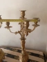 Комплект часовник със свещници рококо, снимка 8