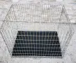 метална сгъваема клетка за куче 79x55x61см за транспорт и стационар, снимка 1
