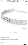 Swarovski тенис гривна, снимка 3