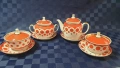 Порцеланов руски сервиз за чай -Дружковский фарфоровый завод -  16 части, снимка 2