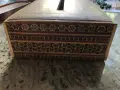 Декоративна кутия за кърпички Персия, стил Хатам-кари / Khatam-kari, снимка 5