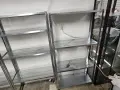 3 броя метални стелажи 145х75х30см + един подарък , снимка 2