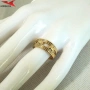 Пръстен с 14К златно покритие 224869, снимка 4