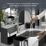Фритюрник с горещ въздух 8L 1800W с 11 програми, LCD дисплей, таймер и прозорец за наблюдение, снимка 4