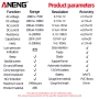 Професионален цифров мултицет Aneng SZ08 Ултратънък НОВ, снимка 13